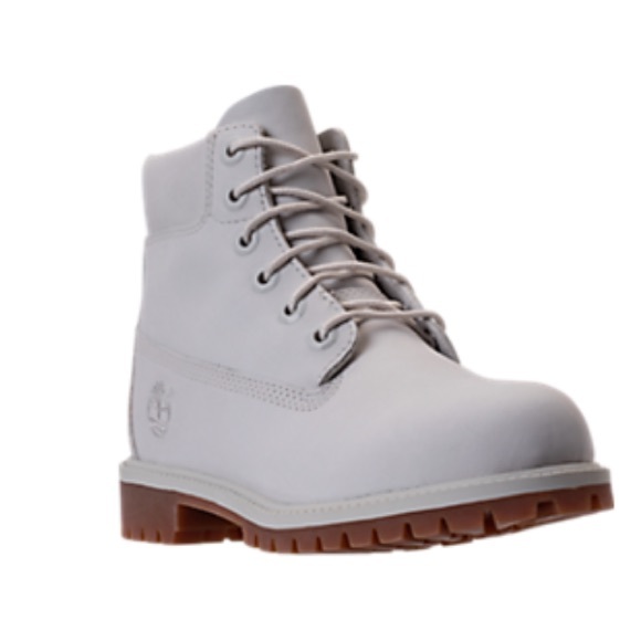 Girls gray Timberlands - Picture 2 of 3